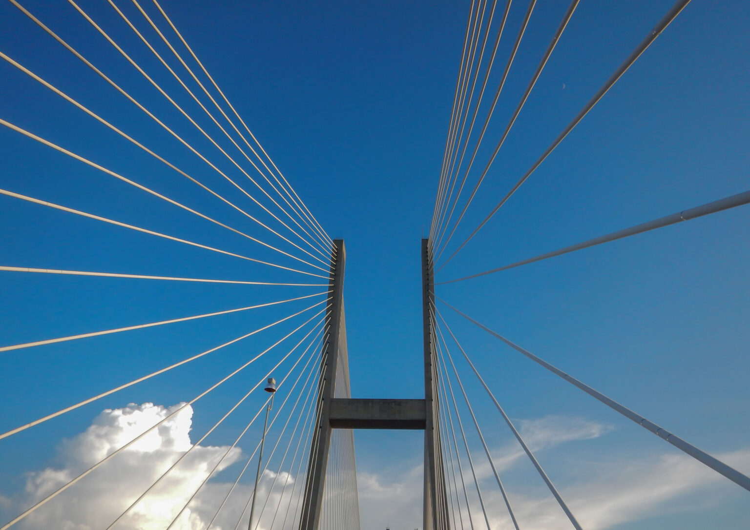 Bridge with blue sky